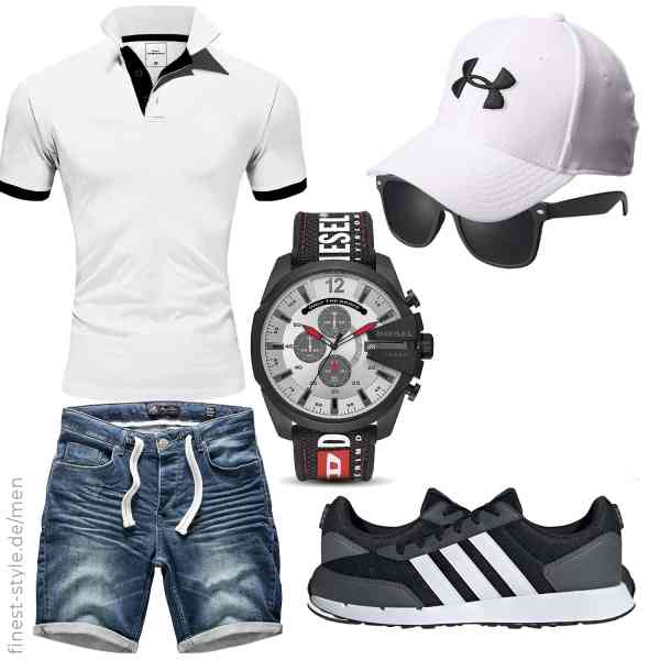 Top herren-Outfit im Finest-Trend-Style für ein selbstbewusstes Modegefühl mit tollen Produkten von REPUBLIX,Under Armour,La Optica B.L.M.,Amaci&Sons,Diesel,adidas