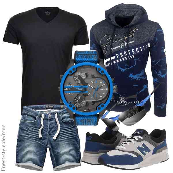 Top herren-Outfit im Finest-Trend-Style für ein selbstbewusstes Modegefühl mit tollen Produkten von Baxboy,RAGMAN,Amaci&Sons,Diesel,DUCO,New Balance