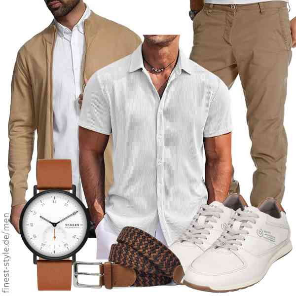 Top herren-Outfit im Finest-Trend-Style für ein selbstbewusstes Modegefühl mit tollen Produkten von Indicode,COOFANDY,REPUBLIX,Skagen,Glamexx24,bugatti