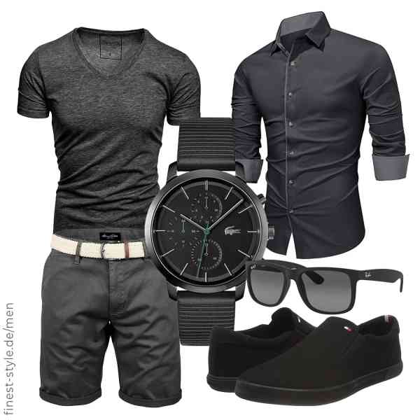 Top herren-Outfit im Finest-Trend-Style für ein selbstbewusstes Modegefühl mit tollen Produkten von Meilicloth,Tommy Hilfiger,Amaci&Sons,Amaci&Sons,Lacoste,Ray-Ban,Tommy Hilfiger,Meilicloth,Amaci&Sons,Amaci&Sons,Lacoste,Ray-Ban,Tommy Hilfiger