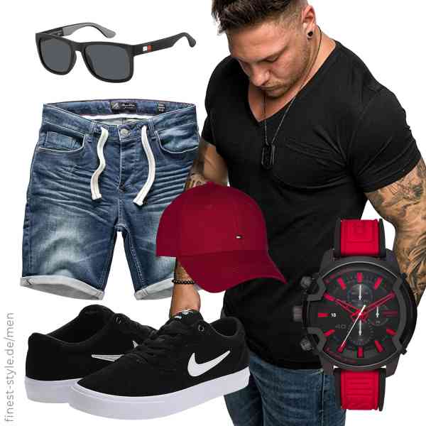 Top herren-Outfit im Finest-Trend-Style für ein selbstbewusstes Modegefühl mit tollen Produkten von Amaci&Sons,Amaci&Sons,Tommy Hilfiger,Diesel,Tommy Hilfiger,Nike