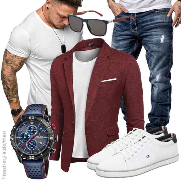 Top herren-Outfit im Finest-Trend-Style für ein selbstbewusstes Modegefühl mit tollen Produkten von COOFANDY,Amaci&Sons,Amaci&Sons,Festina,Tommy Hilfiger,Tommy Hilfiger