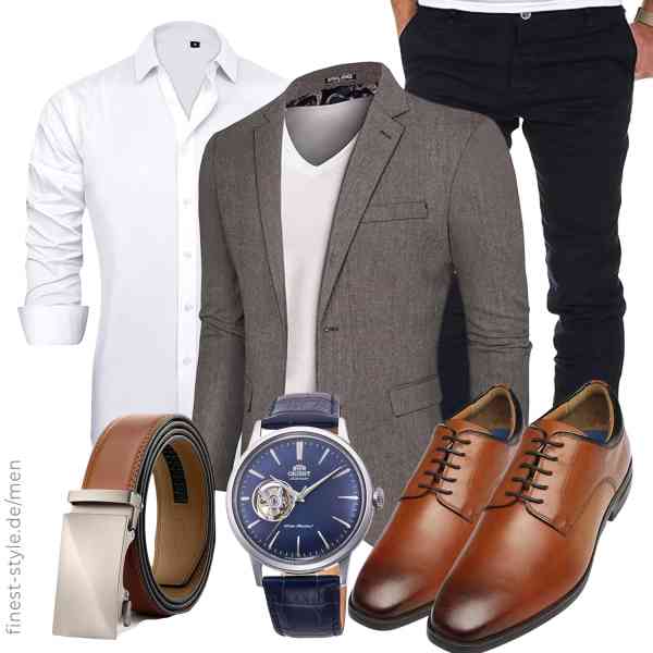 Top herren-Outfit im Finest-Trend-Style für ein selbstbewusstes Modegefühl mit tollen Produkten von PaulJones,J.VER,Amaci&Sons,Orient,CHAOREN,Bioflex