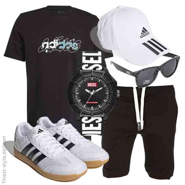 Top herren-Outfit im Finest-Trend-Style für ein selbstbewusstes Modegefühl mit tollen Produkten von adidas,Amaci&Sons,Vans,Diesel,adidas,adidas