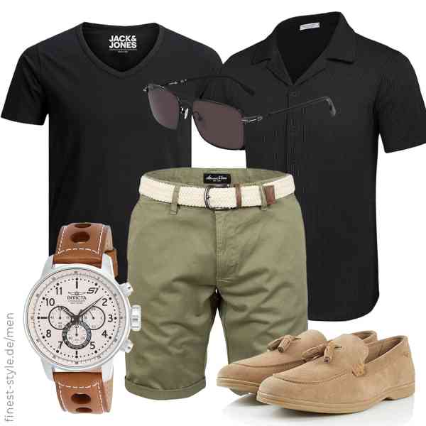 Top herren-Outfit im Finest-Trend-Style für ein selbstbewusstes Modegefühl mit tollen Produkten von COOFANDY,JACK & JONES,Amaci&Sons,Invicta,Lacoste,Silver Street London