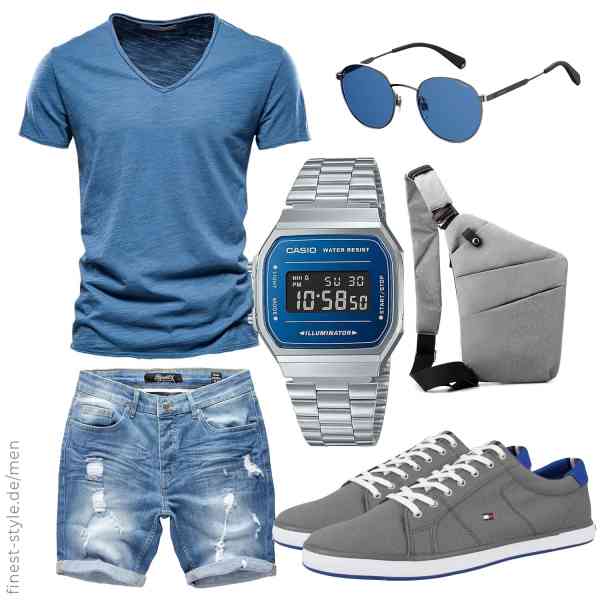 Top herren-Outfit im Finest-Trend-Style für ein selbstbewusstes Modegefühl mit tollen Produkten von Rumity,REPUBLIX,Casio,LYEAA,Polaroid,Tommy Hilfiger