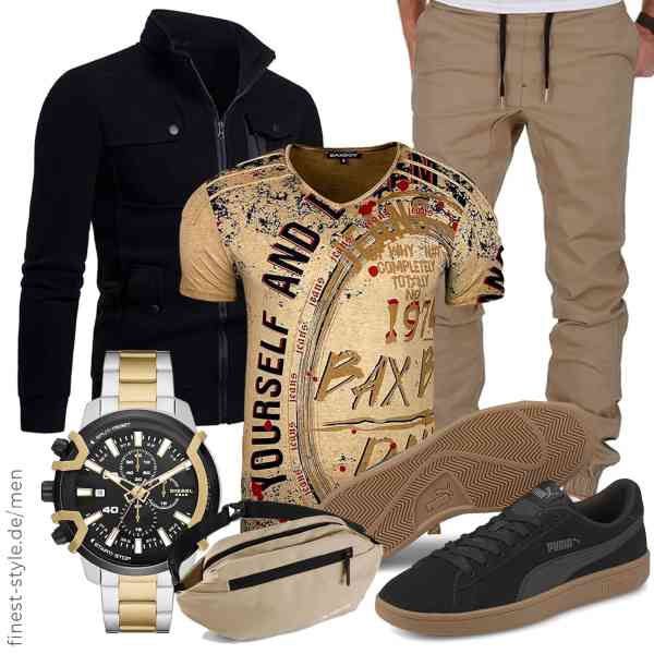 Top herren-Outfit im Finest-Trend-Style für ein selbstbewusstes Modegefühl mit tollen Produkten von Generic,Baxboy,Amaci&Sons,Diesel,FORETOY,PUMA