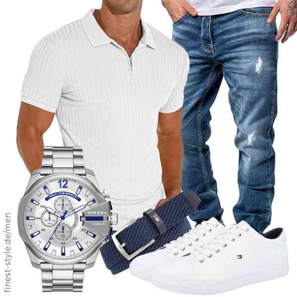 Top herren-Outfit im Finest-Trend-Style für ein selbstbewusstes Modegefühl mit tollen Produkten von Sailwind,Amaci&Sons,Diesel,Tommy Hilfiger,Tommy Hilfiger