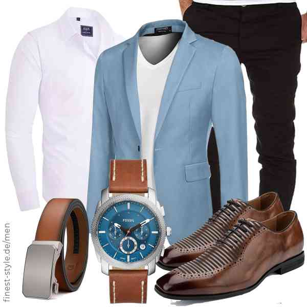 Top herren-Outfit im Finest-Trend-Style für ein selbstbewusstes Modegefühl mit tollen Produkten von COOFANDY,siliteelon,Amaci&Sons,Fossil,CHAOREN,MEIJIANA