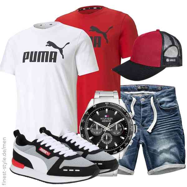 Top herren-Outfit im Finest-Trend-Style für ein selbstbewusstes Modegefühl mit tollen Produkten von PUMA,Amaci&Sons,Tommy Hilfiger,JAKO,PUMA