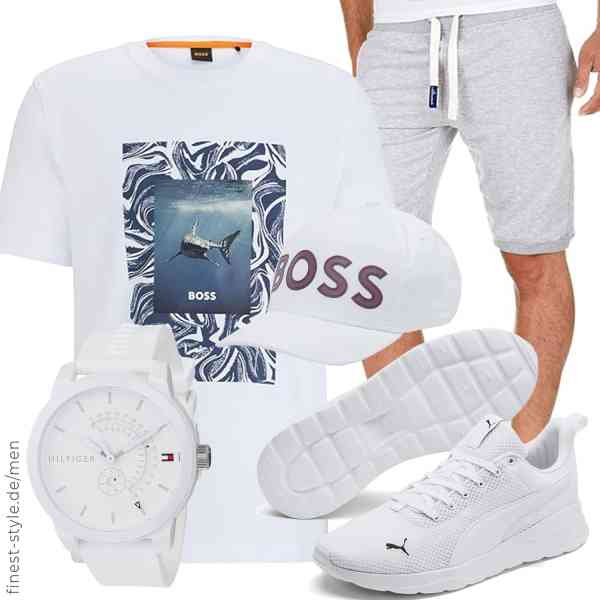 Top herren-Outfit im Finest-Trend-Style für ein selbstbewusstes Modegefühl mit tollen Produkten von BOSS,Amaci&Sons,Tommy Hilfiger,BOSS,PUMA