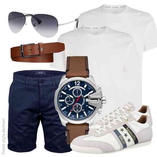 Top herren-Outfit im Finest-Trend-Style für ein selbstbewusstes Modegefühl mit tollen Produkten von Calvin Klein,Amaci&Sons,Diesel,Tommy Hilfiger,Ray-Ban,Pantofola d'Oro