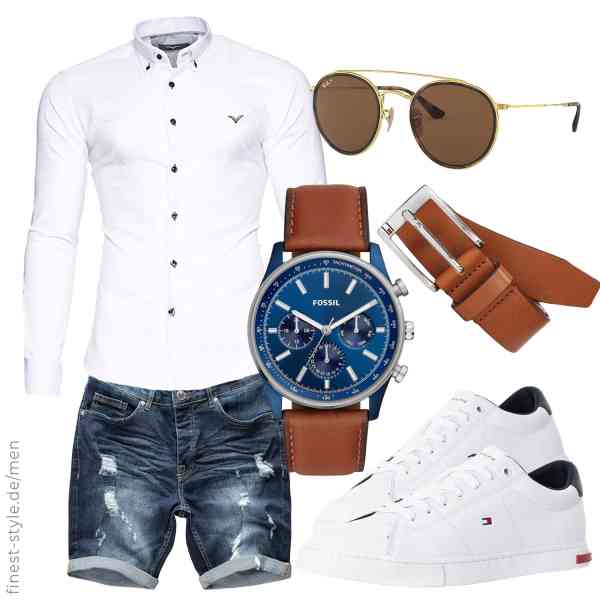 Top herren-Outfit im Finest-Trend-Style für ein selbstbewusstes Modegefühl mit tollen Produkten von Kayhan,REPUBLIX,Fossil,Tommy Hilfiger,Ray-Ban,Tommy Hilfiger