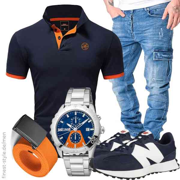 Top herren-Outfit im Finest-Trend-Style für ein selbstbewusstes Modegefühl mit tollen Produkten von Amaci&Sons,Amaci&Sons,Just Cavalli,LXMY,New Balance