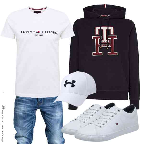 Top herren-Outfit im Finest-Trend-Style für ein selbstbewusstes Modegefühl mit tollen Produkten von Tommy Hilfiger,Tommy Hilfiger,Amaci&Sons,Under Armour,Tommy Hilfiger