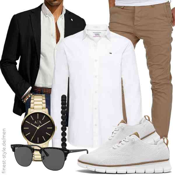 Top herren-Outfit im Finest-Trend-Style für ein selbstbewusstes Modegefühl mit tollen Produkten von PJ PAUL JONES,Tommy Jeans,Amaci&Sons,Armani Exchange,Ray-Ban,KEEZMZ