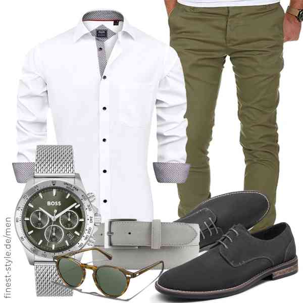 Top herren-Outfit im Finest-Trend-Style für ein selbstbewusstes Modegefühl mit tollen Produkten von J.VER,Amaci&Sons,BELTINGER,BOSS,CARFIA,Bruno Marc