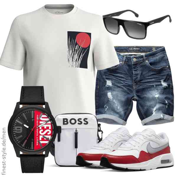 Top herren-Outfit im Finest-Trend-Style für ein selbstbewusstes Modegefühl mit tollen Produkten von s.Oliver,Amaci&Sons,Diesel,Carrera,BOSS,Nike