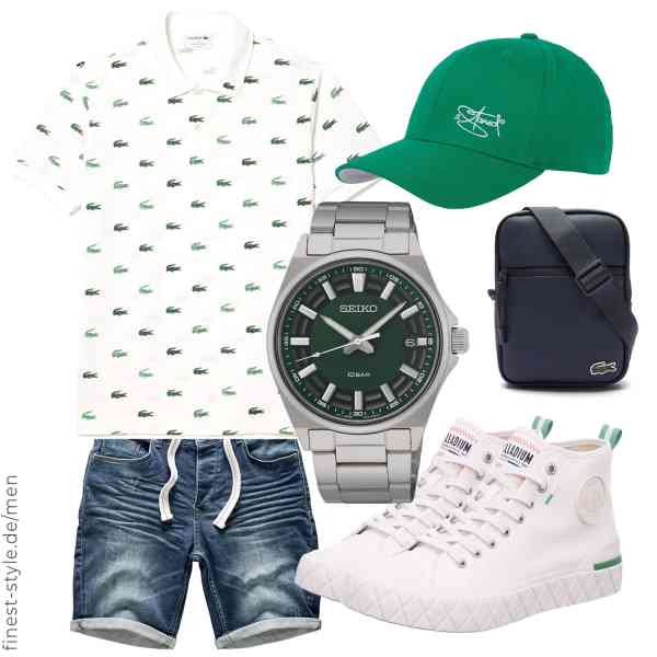 Top herren-Outfit im Finest-Trend-Style für ein selbstbewusstes Modegefühl mit tollen Produkten von Lacoste,Amaci&Sons,Seiko,Lacoste,2Stoned,Palladium