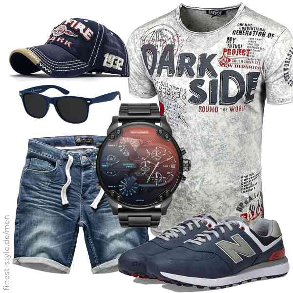 Top herren-Outfit im Finest-Trend-Style für ein selbstbewusstes Modegefühl mit tollen Produkten von Baxboy,Amaci&Sons,Diesel,CheChury,La Optica B.L.M.,New Balance