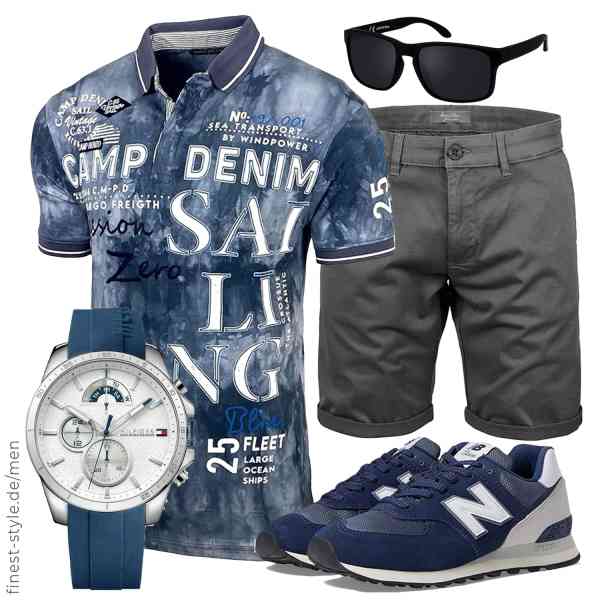 Top herren-Outfit im Finest-Trend-Style für ein selbstbewusstes Modegefühl mit tollen Produkten von Baxboy,Amaci&Sons,Tommy Hilfiger,La Optica B.L.M.,New Balance