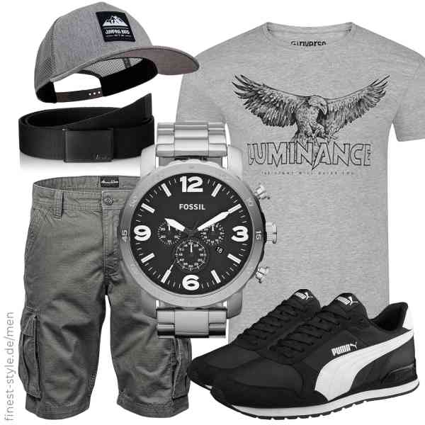 Top herren-Outfit im Finest-Trend-Style für ein selbstbewusstes Modegefühl mit tollen Produkten von riverso,Amaci&Sons,Fossil,Vans,Jumping Bird,PUMA