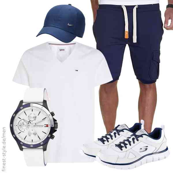 Top herren-Outfit im Finest-Trend-Style für ein selbstbewusstes Modegefühl mit tollen Produkten von Tommy Hilfiger,Amaci&Sons,Tommy Hilfiger,Nike,Skechers