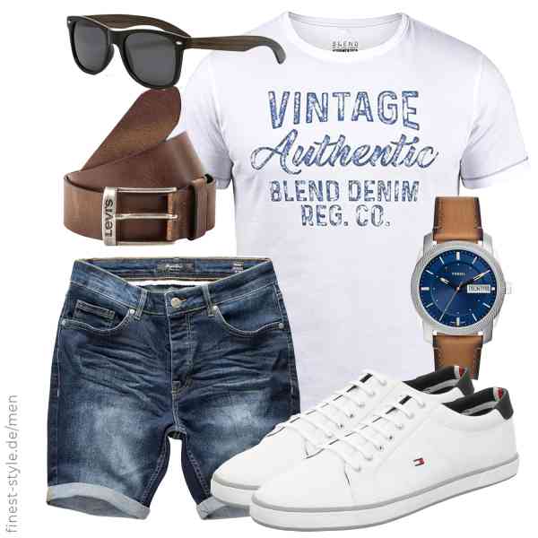 Top herren-Outfit im Finest-Trend-Style für ein selbstbewusstes Modegefühl mit tollen Produkten von b BLEND,Amaci&Sons,Fossil,Levi's,GOWOOD,Tommy Hilfiger