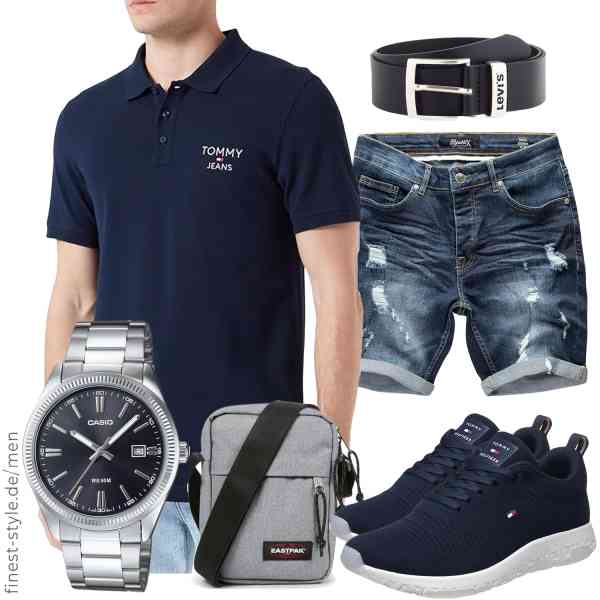 Top herren-Outfit im Finest-Trend-Style für ein selbstbewusstes Modegefühl mit tollen Produkten von Tommy Jeans,REPUBLIX,Casio,EASTPAK,Levi's,Tommy Hilfiger