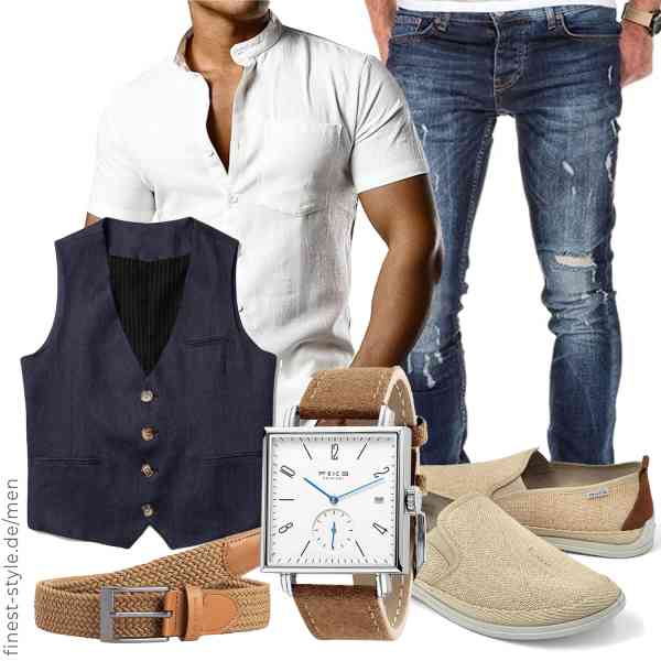 Top herren-Outfit im Finest-Trend-Style für ein selbstbewusstes Modegefühl mit tollen Produkten von JOGAL,AeoTeokey,Amaci&Sons,FEICE,Redbridge,MURO