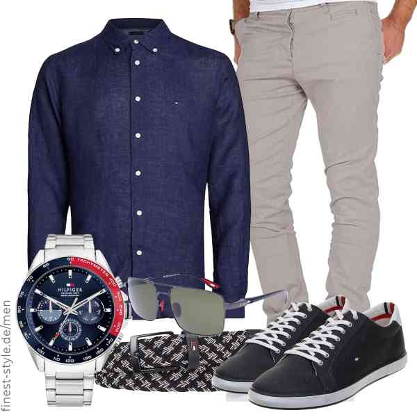 Top herren-Outfit im Finest-Trend-Style für ein selbstbewusstes Modegefühl mit tollen Produkten von Tommy Hilfiger,Amaci&Sons,Tommy Hilfiger,BEACH FORCE,Tommy Hilfiger,Tommy Hilfiger