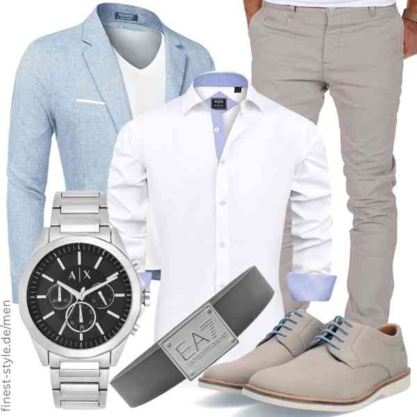 Top herren-Outfit im Finest-Trend-Style für ein selbstbewusstes Modegefühl mit tollen Produkten von COOFANDY,J.VER,Amaci&Sons,Armani Exchange,Emporio Armani,Clarks