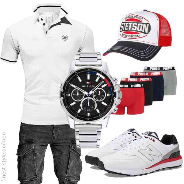 Top herren-Outfit im Finest-Trend-Style für ein selbstbewusstes Modegefühl mit tollen Produkten von Amaci&Sons,Amaci&Sons,Tommy Hilfiger,Stetson,PUMA,New Balance