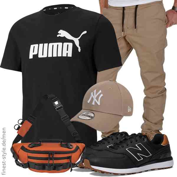 Top herren-Outfit im Finest-Trend-Style für ein selbstbewusstes Modegefühl mit tollen Produkten von PUMA,Amaci&Sons,THKFISH,New Era,New Balance