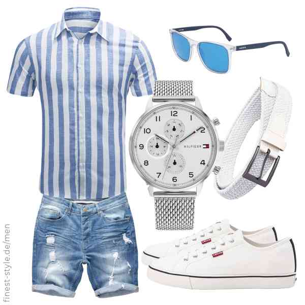 Top herren-Outfit im Finest-Trend-Style für ein selbstbewusstes Modegefühl mit tollen Produkten von Meilicloth,Amaci&Sons,Tommy Hilfiger,Redbridge,Lacoste,Levi's