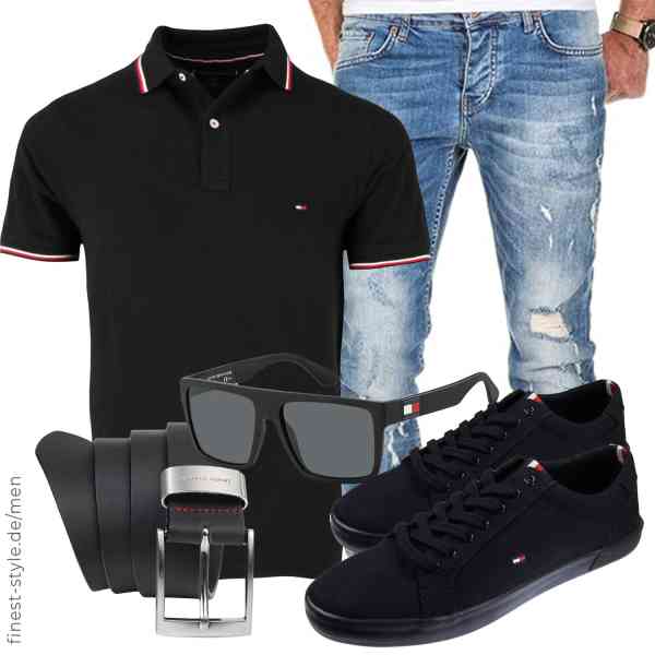 Top herren-Outfit im Finest-Trend-Style für ein selbstbewusstes Modegefühl mit tollen Produkten von Tommy Hilfiger,Amaci&Sons,Pierre Cardin,Tommy Hilfiger,Tommy Hilfiger