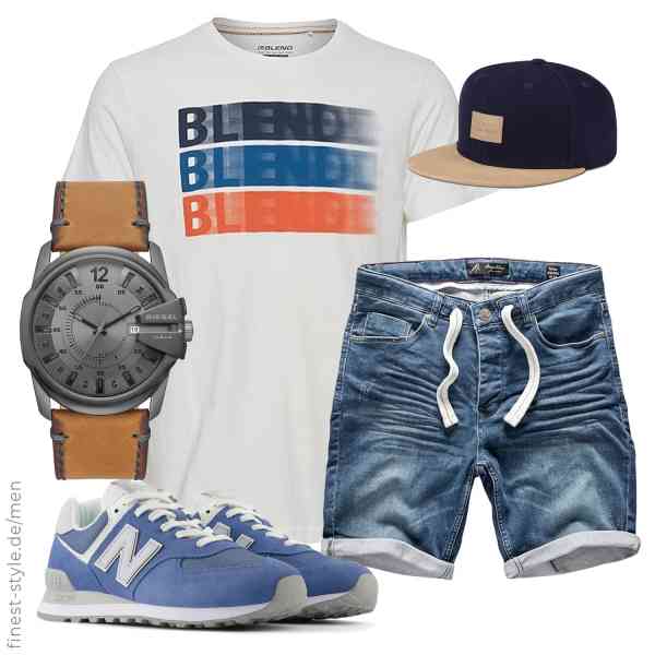 Top herren-Outfit im Finest-Trend-Style für ein selbstbewusstes Modegefühl mit tollen Produkten von b BLEND,Amaci&Sons,Diesel,Johnny Urban,New Balance