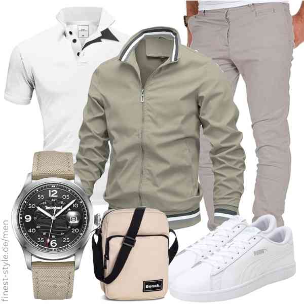 Top herren-Outfit im Finest-Trend-Style für ein selbstbewusstes Modegefühl mit tollen Produkten von AIEOE,Amaci&Sons,Amaci&Sons,Timberland,Ragusa-Trade,PUMA