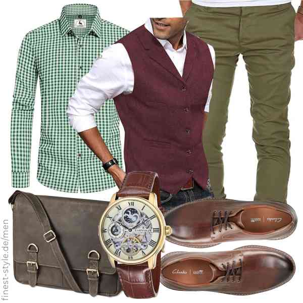 Top herren-Outfit im Finest-Trend-Style für ein selbstbewusstes Modegefühl mit tollen Produkten von BYLUNTA,KOSMEEU,Amaci&Sons,Thomas Earnshaw,Woodland,Clarks