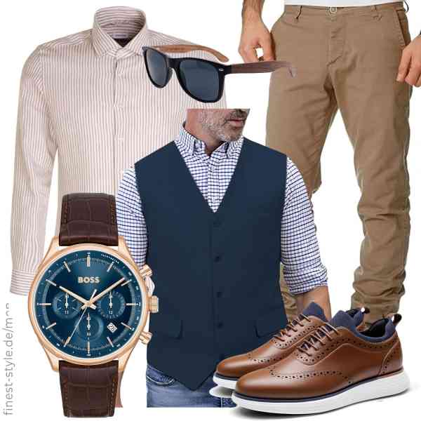 Top herren-Outfit im Finest-Trend-Style für ein selbstbewusstes Modegefühl mit tollen Produkten von Solovedress,Seidensticker,Amaci&Sons,BOSS,Holzwurm,Bruno Marc