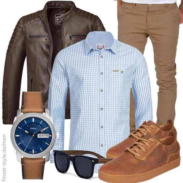 Top herren-Outfit im Finest-Trend-Style für ein selbstbewusstes Modegefühl mit tollen Produkten von Amaci&Sons,Occulto,Amaci&Sons,Fossil,GOWOOD,Clarks