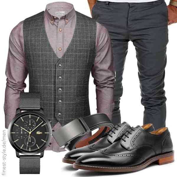 Top herren-Outfit im Finest-Trend-Style für ein selbstbewusstes Modegefühl mit tollen Produkten von Xact,HISDERN,Amaci&Sons,Lacoste,YOETEY,DESAI