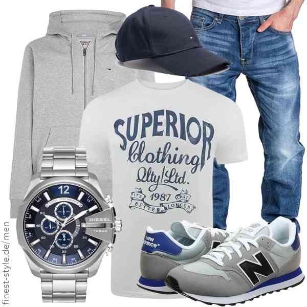 Top herren-Outfit im Finest-Trend-Style für ein selbstbewusstes Modegefühl mit tollen Produkten von Amaci&Sons,riverso,Diesel,Tommy Hilfiger,New Balance,Tommy Jeans,riverso,Amaci&Sons,Diesel,Tommy Hilfiger,New Balance,Tommy Jeans,riverso