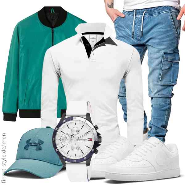 Top herren-Outfit im Finest-Trend-Style für ein selbstbewusstes Modegefühl mit tollen Produkten von Generisch,Amaci&Sons,Amaci&Sons,Tommy Hilfiger,Under Armour,Nike