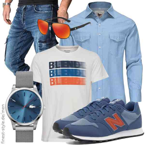 Top herren-Outfit im Finest-Trend-Style für ein selbstbewusstes Modegefühl mit tollen Produkten von Dctop,b BLEND,REPUBLIX,Lacoste,DUCO,New Balance