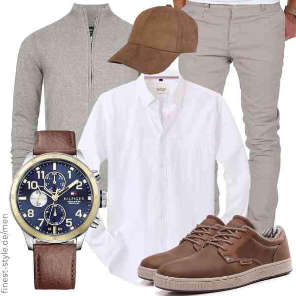 Top herren-Outfit im Finest-Trend-Style für ein selbstbewusstes Modegefühl mit tollen Produkten von Indicode,J.VER,Amaci&Sons,Tommy Hilfiger,styleBREAKER,ANALEAF