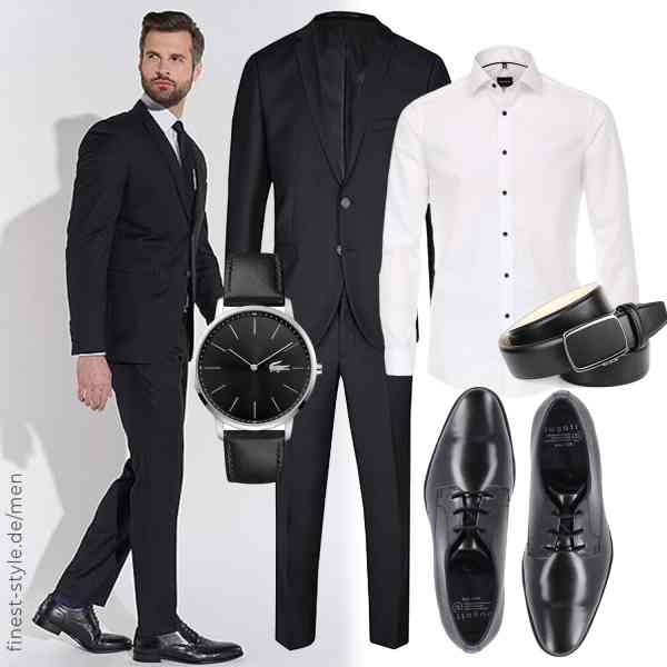 Top herren-Outfit im Finest-Trend-Style für ein selbstbewusstes Modegefühl mit tollen Produkten von Steffen Klein,Venti,Lacoste,Anthoni Crown,bugatti