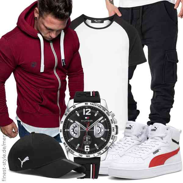 Top herren-Outfit im Finest-Trend-Style für ein selbstbewusstes Modegefühl mit tollen Produkten von Amaci&Sons,Amaci&Sons,Amaci&Sons,Tommy Hilfiger,PUMA,PUMA