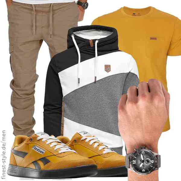 Top herren-Outfit im Finest-Trend-Style für ein selbstbewusstes Modegefühl mit tollen Produkten von Amaci&Sons,FORSBERG,Amaci&Sons,Fossil,Reebok