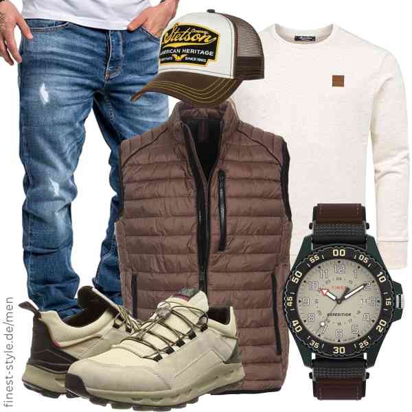 Top herren-Outfit im Finest-Trend-Style für ein selbstbewusstes Modegefühl mit tollen Produkten von Amaci&Sons,CASAMODA,Amaci&Sons,Timex,Stetson,bugatti